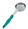 Vollrath Spoodle 6 oz 1-Piece Heavy/Duty, Perforated Round Bowl, Teal Handle  - 6432655