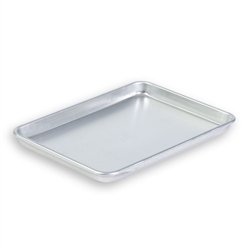 Vollrath Sheet Pan 1/8 Size, 9.5"x6.5"x1" 16ga, Open Bead - 945228