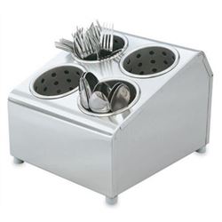 Flatware Holder, 4 Compartment - Stainless Steel, 97240 by Vollrath.