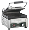 Panini Grill, Small Single, Ribbed - 120V. WPG150 by Waring.