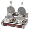 Waffle Baker, Double Round - 120V, WB-2E by Wells.