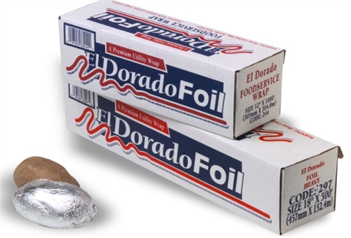 El Dorado Aluminum Foil Roll, Standard, 12" x 1000', 244 by Western Plastics.