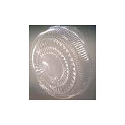 Foil Tray Dome Lid, 18" Round - Clear, 5318 by Western Plastics .
