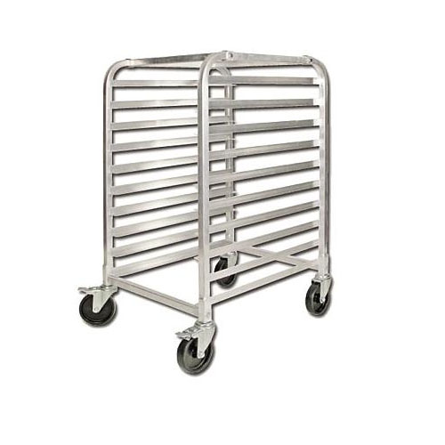 Bun Pan Rack, Half Size Fixed Spacing, 10 Pan - KD Aluminum, ALRK-10BK by Winco .