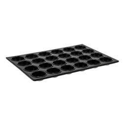 Muffin Pan, 24 Compartment Non-Stick AMF-24NS by Winco.