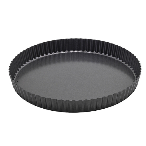 12" Tart Quiche Pan Non-Stick Carbon Steel with Removable Bottom - FQP-12