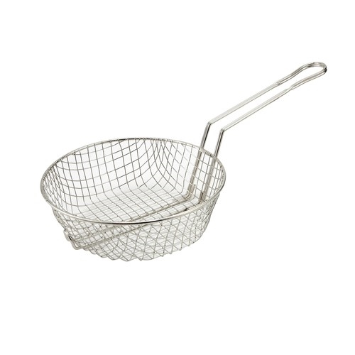 Winco Culinary Basket 10", Course Mesh - MSB-10