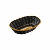 Basket, Oval Plastic - Black PWBK-9V by Winco.