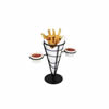 Basket, French Fry Conical Metal - Black WBKH-5 by Winco.