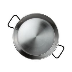 Paella Pan, 14" Diameter - "Pata Negra" For All Cookers, PS434 by Yaya Imports.