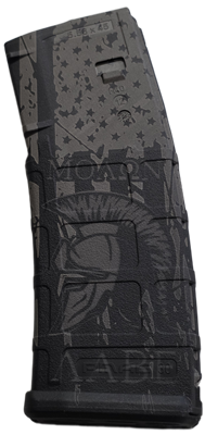 AR-15 MagPul P Mag Engraved Molon Labe
