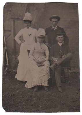 Foursome Tintype