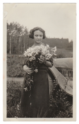 Woman with Flowers