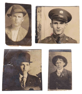 Photo Booth Faces - Men in Hats