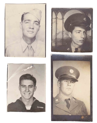 Photo Booth Faces - Men in Uniform
