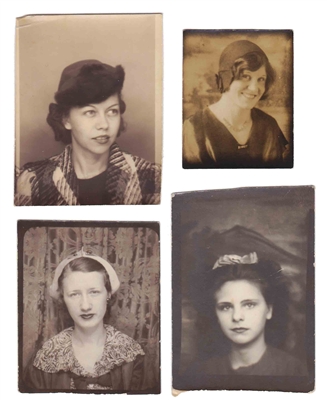 Photo Booth Faces - Women in Hats
