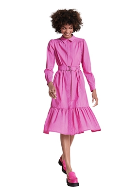 Riani pink dress in a blouse style
