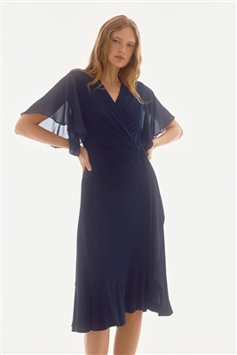 Joseph Ribkoff midnight blue dress