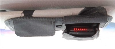 Radar Detector Sun Visor Case