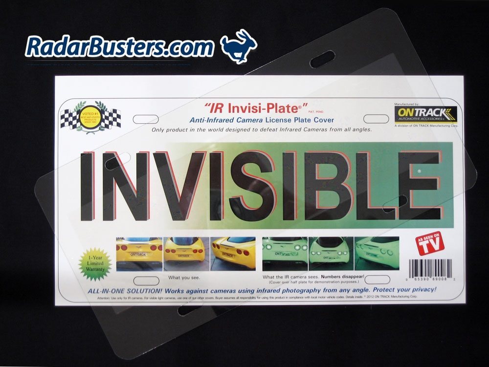 iR Invisi-Plate License Plate Cover - RadarBusters.com