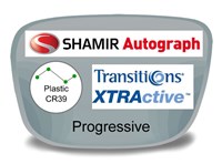 Shamir Autograph 2 Digital (HD) Progressive Plastic Transitions XTRActive Prescription Eyeglass Lenses