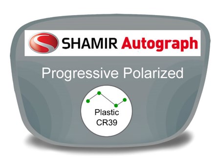 Shamir Autograph 2 Digital (HD) Progressive Plastic Polarized Prescription Eyeglass Lenses
