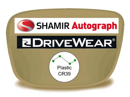 Shamir Autograph 2 Digital (HD) Progressive Plastic Drivewear Prescription Eyeglass Lenses