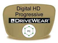 Digital (HD) Progressive Polycarbonate Drivewear Prescription Eyeglass Lenses