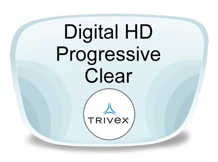 Digital (HD) Progressive Trivex Prescription Eyeglass Lenses