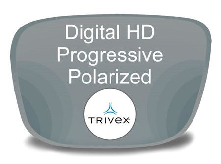 Digital (HD) Progressive Trivex Polarized Prescription Eyeglass Lenses