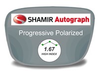 Shamir Autograph 2 Digital (HD) Progressive High Index 1.67 Polarized Prescription Eyeglass Lenses