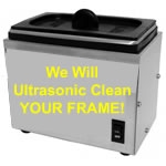 Ultrasonic Frame Cleaning