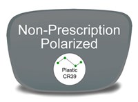 Non-Prescription Plastic Polarized Eyeglass Lenses