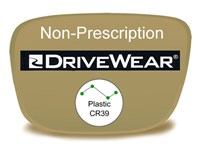 Non-Prescription Plastic Drivewear Eyeglass Lenses