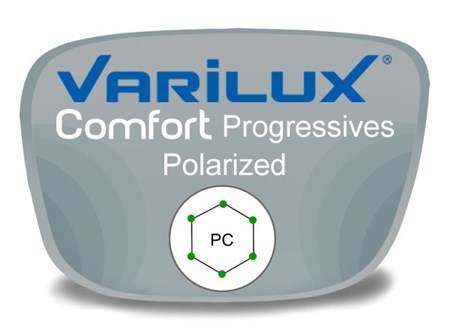 Varilux Comfort 2 Progressive (no-line) Polycarbonate Polarized Prescription Eyeglass Lenses