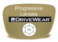 Progressive (no-line) Polycarbonate Drivewear Prescription Eyeglass Lenses