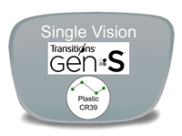 Single Vision Plastic Transitions VI Prescription Eyeglass Lenses
