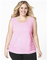 Plus Size AirLight Sport Tank - Baby Pink