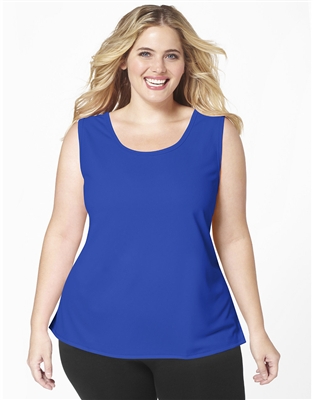 Plus Size AirLight Sport Tank - Royal