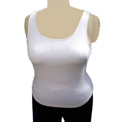 Plus Size Cami Bra - White