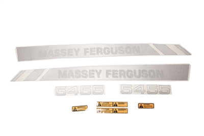 MASSEY FERGUSON 5455 TIER 1 AND 2 SERIES BONNET DECAL SET