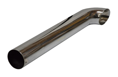 CHROME EXHAUST STACK PIPE 123MM INNER DIA 1000MM LONG