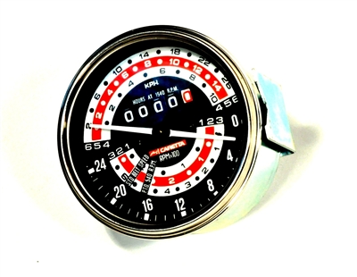 MASSEY FERGUSON 165 188 SERIES TACHOMETER (SPEEDO) CLOCK KPH (OEM CA899421M92)