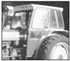 FORD SAFETY FRAME CAB STANDARD AND DELUXE 4000 5000 FROM AUG 1970 WINDSCREEN GLASS (OEM 81830041)