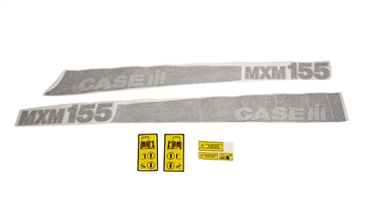 CASE IH MXM 155 SERIES BONNET DECAL SET