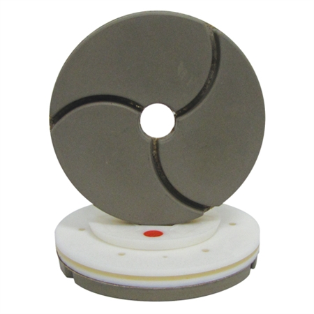 Tenax 6" Snail Lock Bullnose Quartz Automated Edge Polishing Wheel 60 W