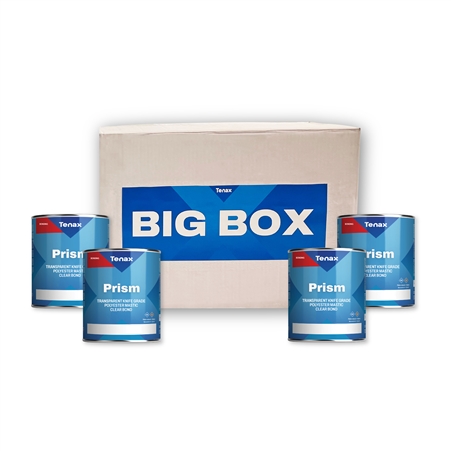 Part # TIXOXPRISMBIGBOX Prism Polyester Knife Grade Big Box 4 x 1.25 Gallon