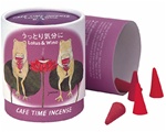NIPPON KODO | CAFE TIME - ENCHANTED MOOD - CONE INCENSE - Lotus & Wine - 10 cones