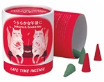 NIPPON KODO | CAFE TIME - BRIGHT AFTERNOON - CONE INCENSE - Cherry blossom & Green tea - 10 cones