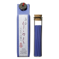 RIRAKU - Gentian 15 sticks | Nippon Kodo, Japanese Quality Incense, Since 1575